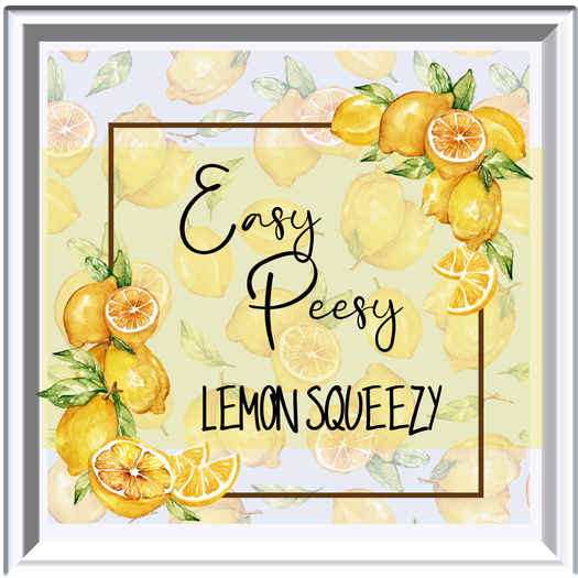 Callipepper -Sq Frame- Lemons- Easy Peesy Lemon Squeezy
