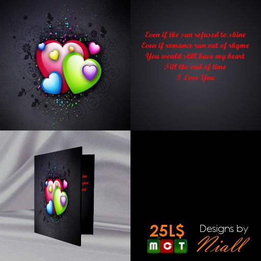 Colour Heart Valentine Card