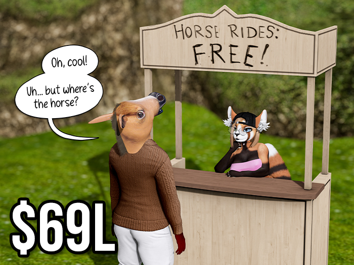 Free Horse Rides Booth