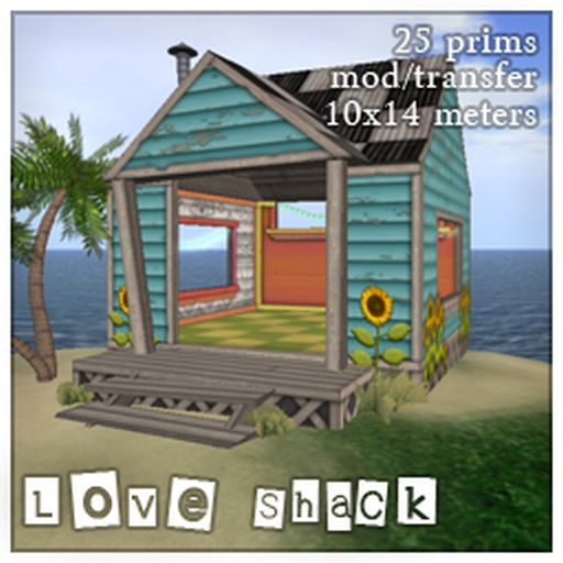 SHAQUE D'AMOUR - teal Beach hut