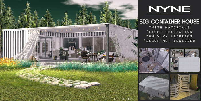 [NYNE] Mesh Container House Big // Modify