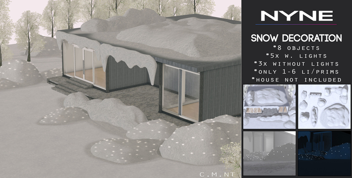 [NYNE] Snow Decoration - Mesh