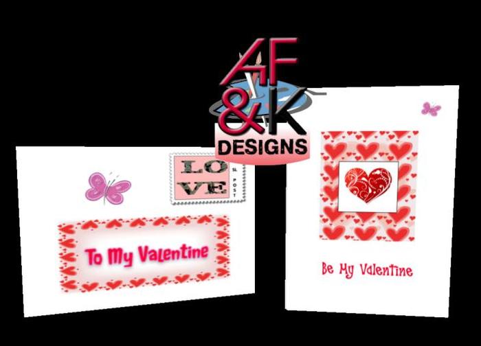 AF&K Designs - Valentine (3) Greeting Card