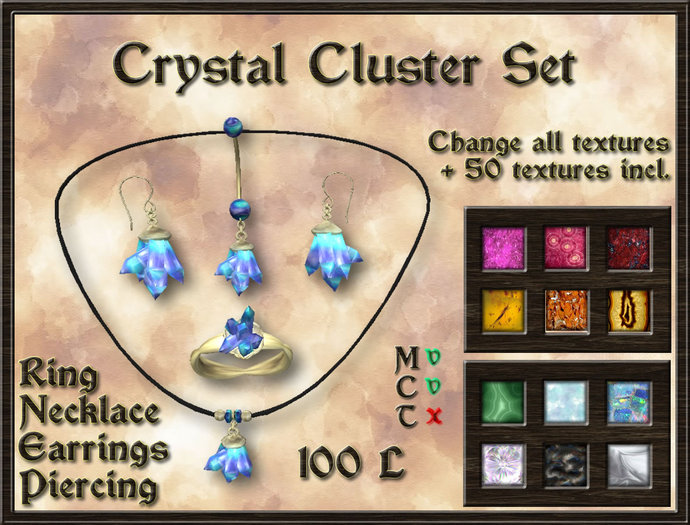 ***TGPS*** Crystal Cluster Set 