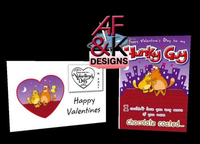 AF&K Designs - Valentine (6) Greeting Card