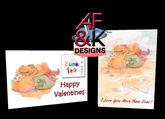 AF&K Designs - Valentine (7) Greeting Card