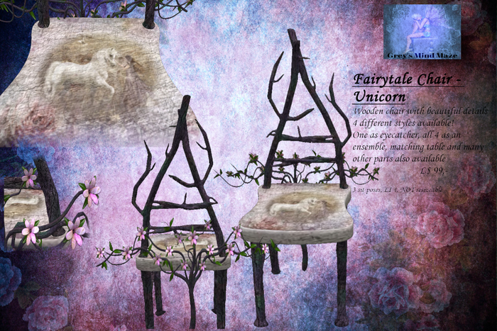 Grey's Fairytale Chair Unicorn 