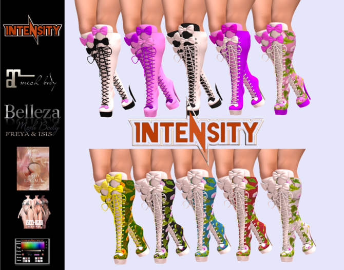 *INT*Tyara- Boots-MULTICOLORS