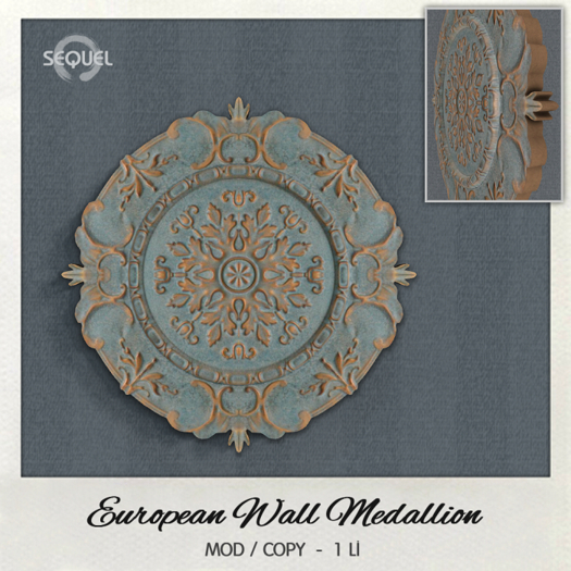 Sequel - European Wall Medallion