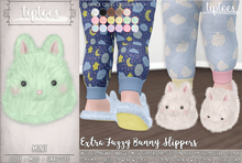 . tiptoes - Extra Fuzzy Bunny Slippers - Mint