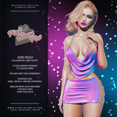 Geri Draped Halter + Gemmed Skirt [Holo Fatpack] - Maitreya (+Petite) • Legacy • Freya