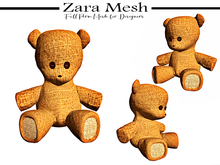 Zara Mesh - Toys - Burlap Bear - FULL PERM MESH