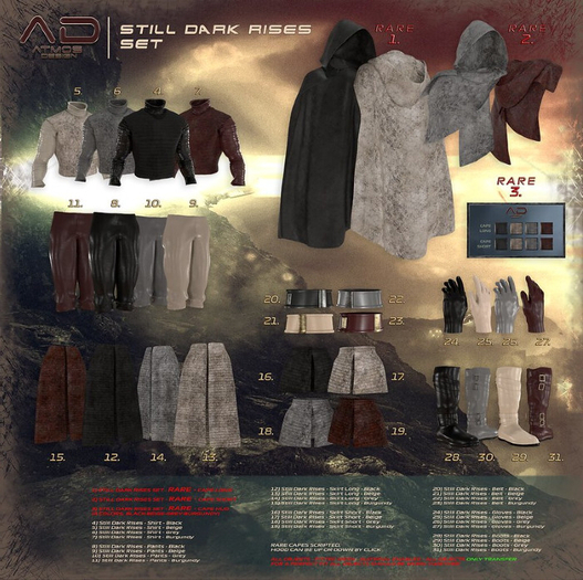 [AD] - RARE - Still Dark Rises - Cape Short - GIANNI