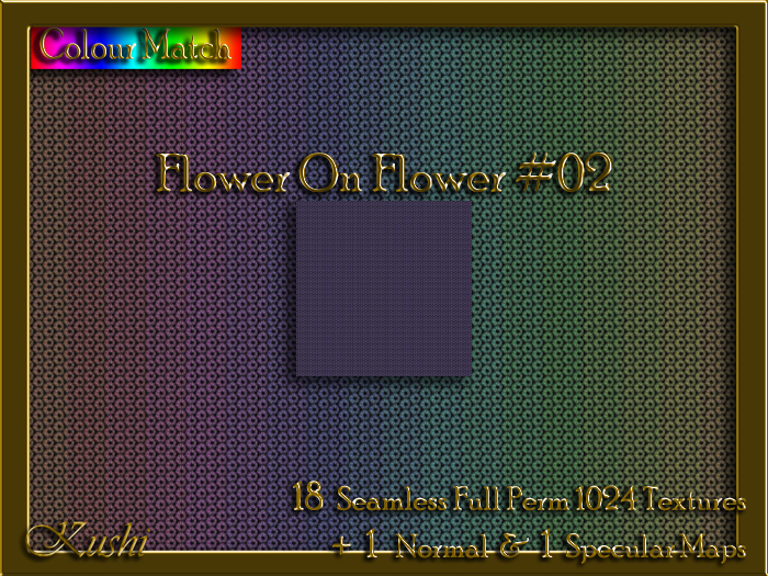 Flower On Flower #02 Seamless Texture Set