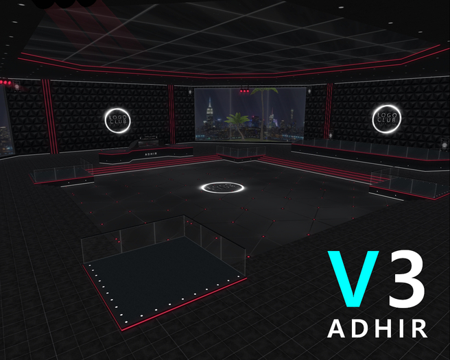 V4 - [Red Neon] - Disco Club & Dance Club - [ADHIR] - BOX