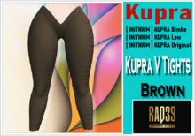 [R39] Kupra V Tights BROWN