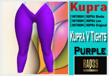[R39] Kupra V Tights PURPLE