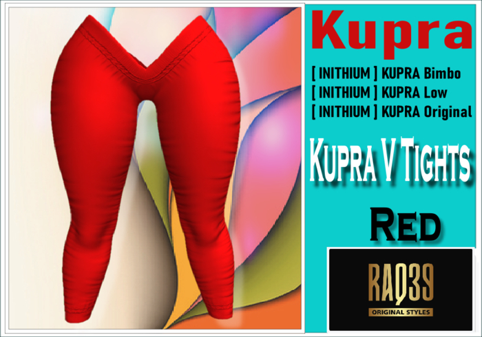 [R39] Kupra V Tights RED