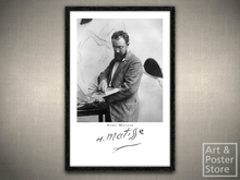 Henri Matisse | Signature Photo Poster | Mesh Frame with 6 texture options 