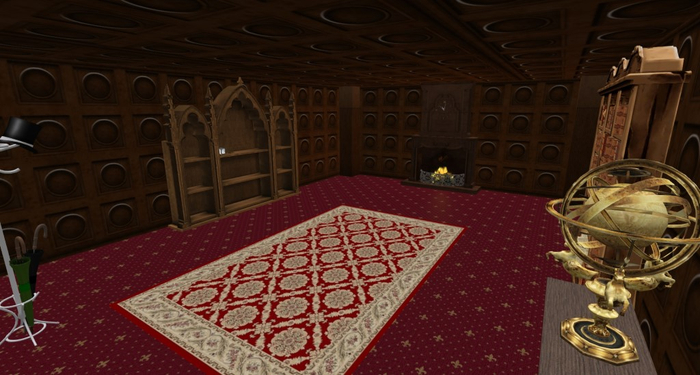PRIMitive TARDIS - Wood Room Drawing Room
