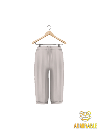 Admirable- Lounge Pants (White)