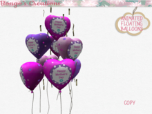 BMC3440 - ANIMATED HAPPY MOTHER'S DAY - FLOATING BALLOONS.