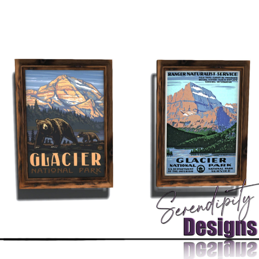 Serendipity Designs - Kalispell Glacier NP Posters [WEAR ME]