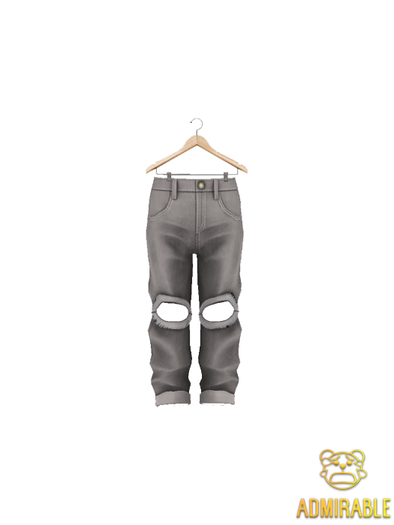 Admirable- Ripped Jeans (Grey)