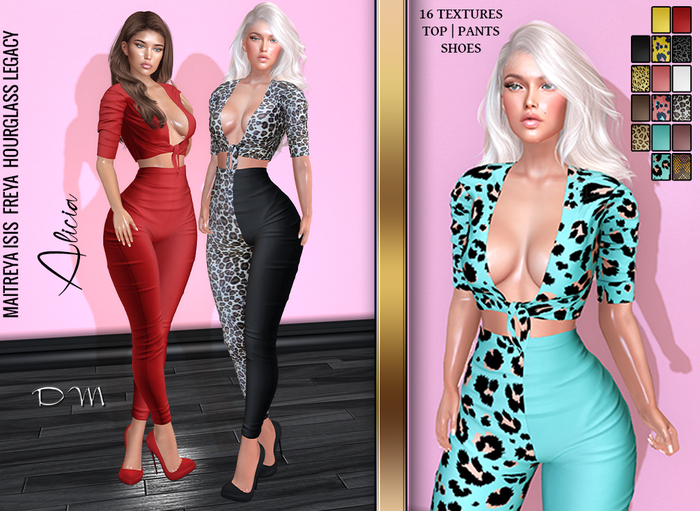 DM ~ Alicia Outfit Animal Print 