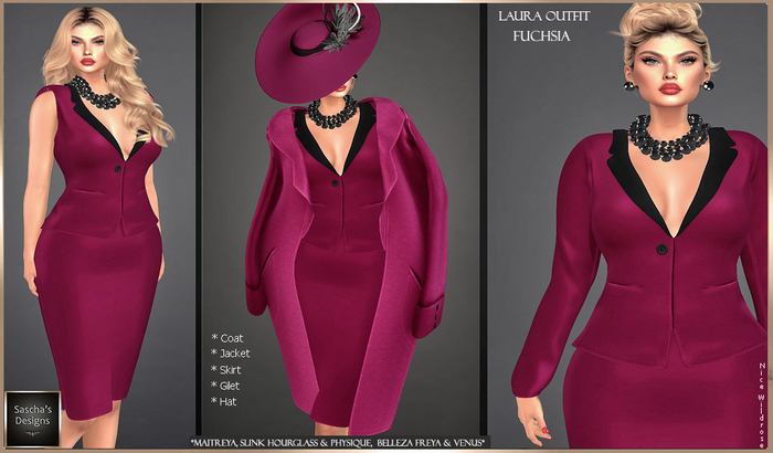 SAS - Laura Fuchsia Outfit (MB)