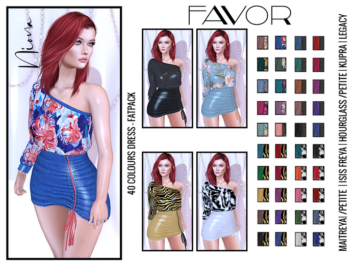 FAVOR -NIONA DRESS fatpack 4 in 1 <PROMO>