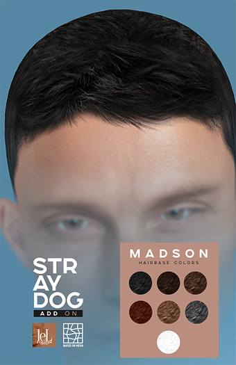 STRAY DOG ADD ON - Madson Hairbase [LELUTKA]