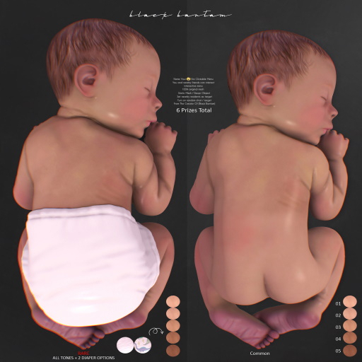 *[Black Bantam] Sleep Now Baby Boy Naked 04