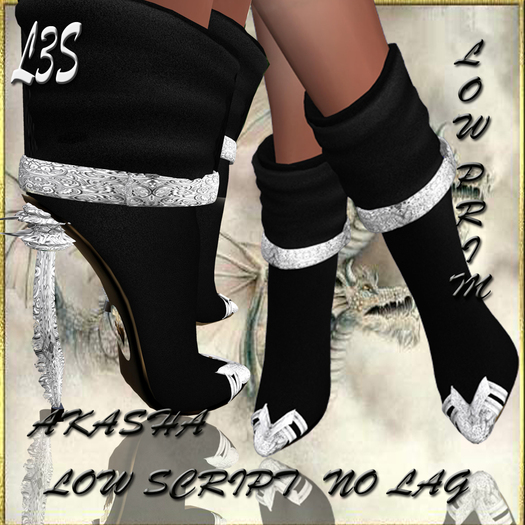[ L3S ] AKASHA BLACK-SILVER