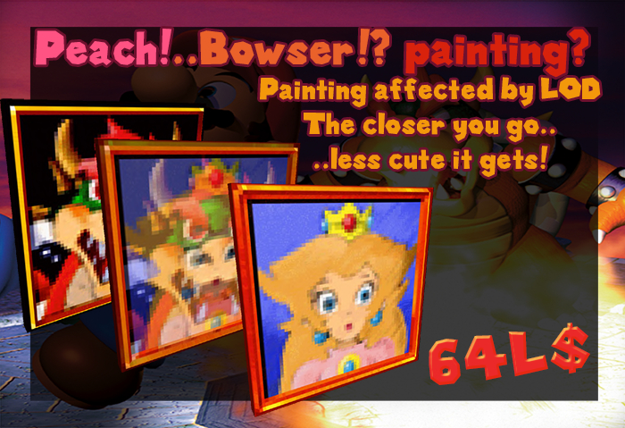 [KD] Peach!..Bowser!? painting? [Box]