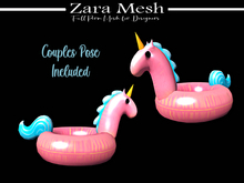 Zara Mesh - Beach - Unicorn Floater w Poses- FULL PERM MESH