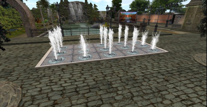 Natural Landscapes Boxed Dancing Water Pavement
