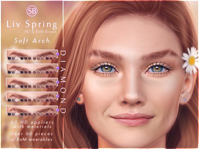Eyebrows, LeLutka FLEUR: LivSpring.SoftArch.DIAMOND