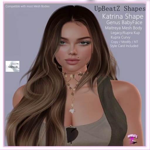 UpBeatZ: Katrina Shape Genus BabyFace