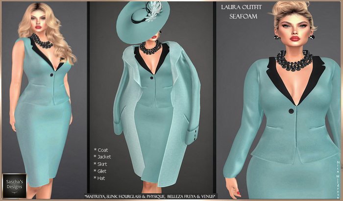 SAS - Laura Seafoam Outfit (MB)
