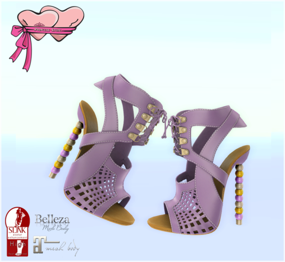 .Princess Stuff. [Checkmate Heels] *Lilac BonBon*_add