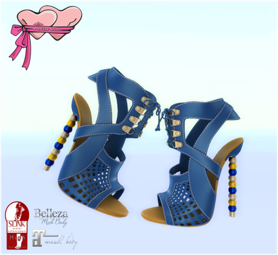 .Princess Stuff. [Checkmate Heels] *Blue BonBon*_add