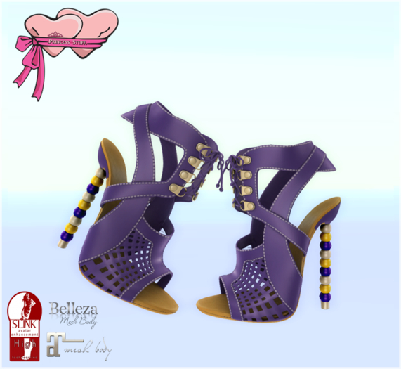 .Princess Stuff. [Checkmate Heels] *Purple BonBon* _add