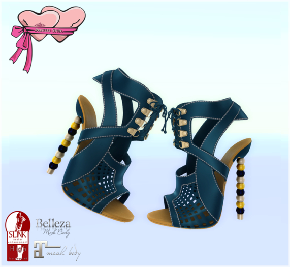 .Princess Stuff. [Checkmate Heels] *Teal BonBon* _add