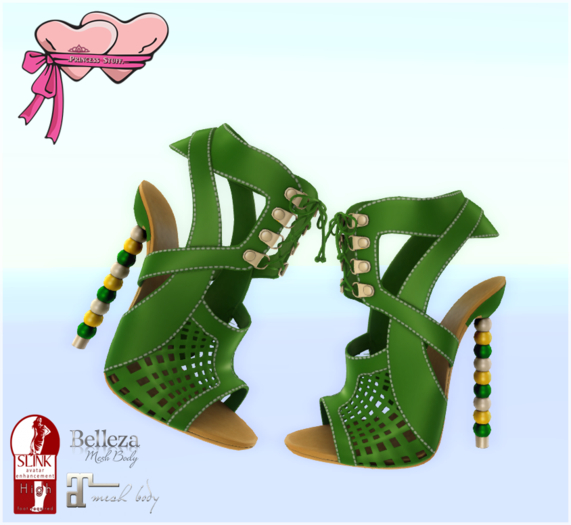 .Princess Stuff. [Checkmate Heels] *Green Pearls*_add