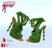 .Princess Stuff. [Checkmate Heels] *Green Pearls*_add