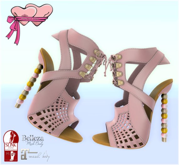 .Princess Stuff. [Checkmate Heels] *Rose & Gold Bullets*_add