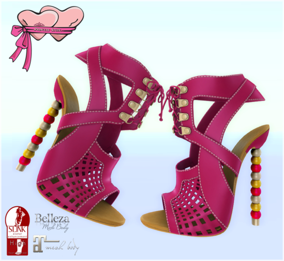 .Princess Stuff. [Checkmate Heels] *Magenta & Gold Bullets*_add