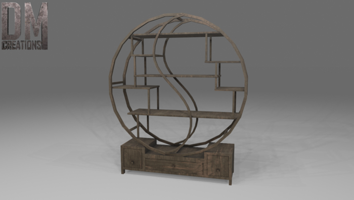 Jap Bookcase Full Perm Mesh