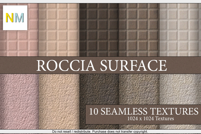 Roccia Surface Wall Floor Builders Kit 10 Seamless Textures NM